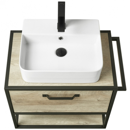 Тумба под раковину Акватон Лофт 65 1A242301LTDU0 дуб эндгрейн фото