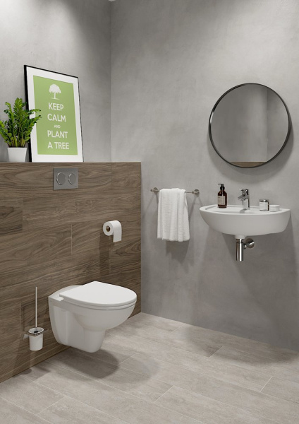 Унитаз комплект с инсталляцией VitrA S10 Spinflush 9842B003-7206 c сиденьем с микролифтом фото