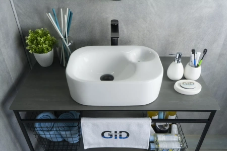 Накладная раковина GID N9266 47х34 фото