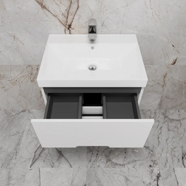 Тумба под раковину Style Line Матис 60 ЛС-00002444 белая фото