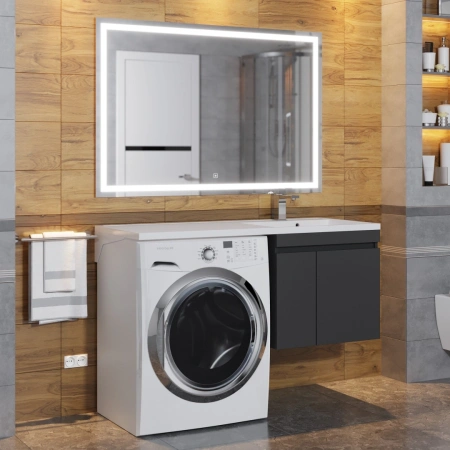 Тумба под стиральную машину Uperwood Magenta 5930205161 черная фото