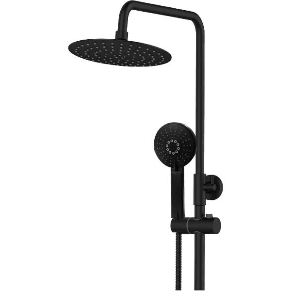 Душевая система Agger Brilliant A0393344 Черная матовая фото