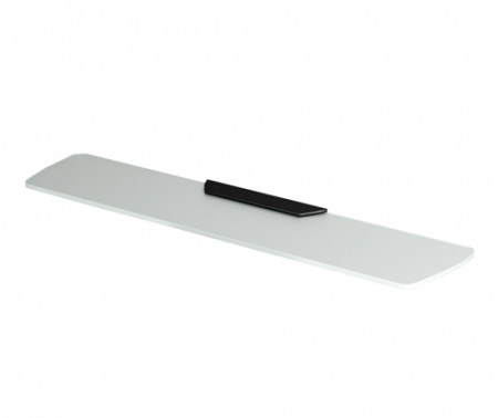 Полка стеклянная WasserKRAFT Glan K-5124 черный глянец фото