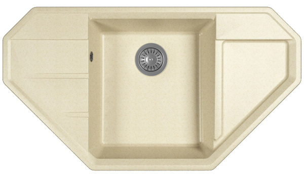 Кухонная мойка КРОНА 910 BAMBOO 29.040.D0910 латте фото