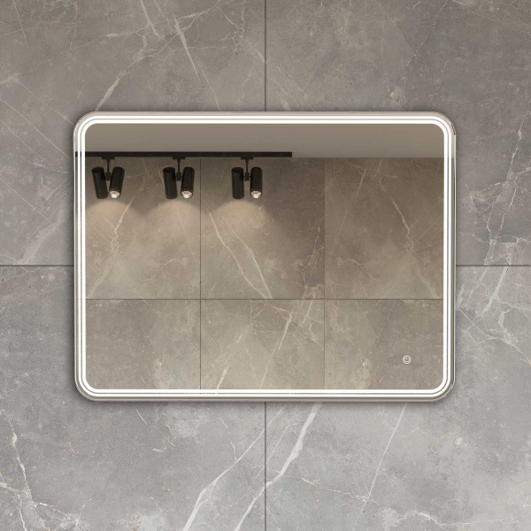 Зеркало сенсорным выключателем и диммером Vincea VLM-3MA800 80x60 фото