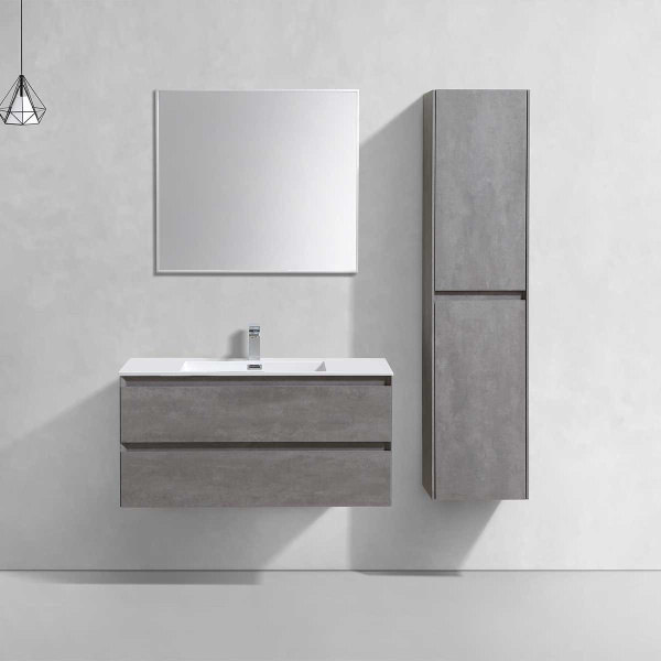 Тумба под раковину Vincea Luka 100 VMC-1L100CT Cement фото