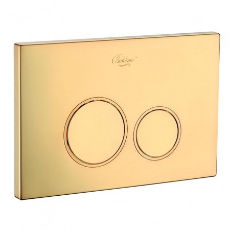Клавиша смыва Boheme 658 золото фото