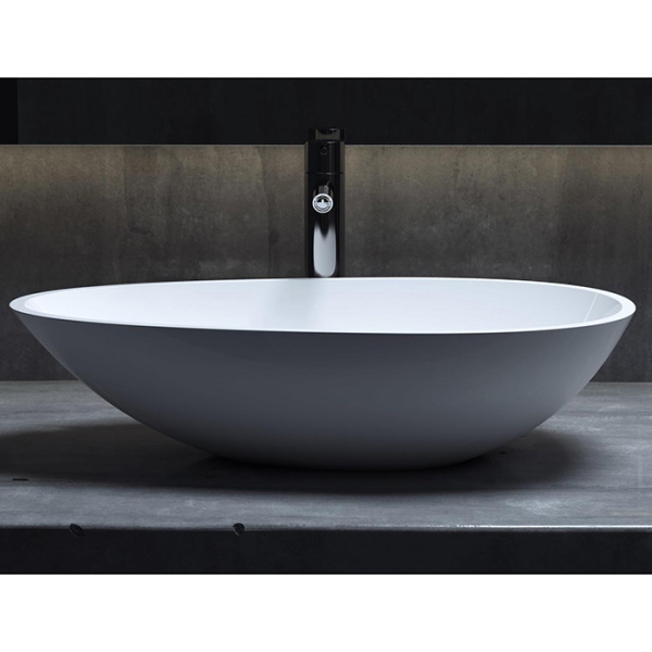 Накладная раковина Salini Callista 1101101G 58x34 белый глянец фото