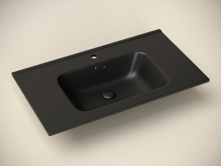 Раковина Ceramica Nova Element CN7005MB 81x46 черная матовая фото
