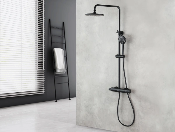 Душевая система (стойка) Lemark Bronx LM3770BL фото