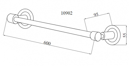 Полотенцедержатель Boheme Murano 10902-G фото