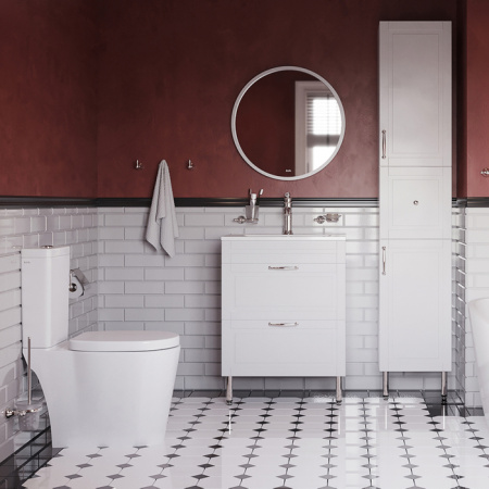 Тумба с раковиной Iddis Oxford OXF80W0i95K 80 см фото