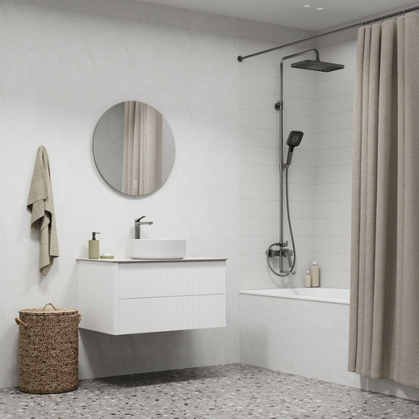 Душевая система Iddis Parker PARGM3Fi06 графит матовый фото