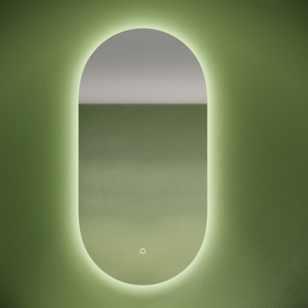Зеркало с подсветкой Sancos Oval OV55C 55x105 фото