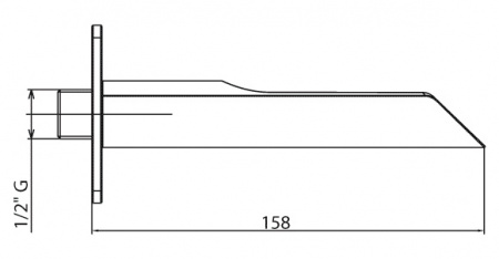 Излив для ванны Cezares Heaven HEAVEN-SC-01 фото