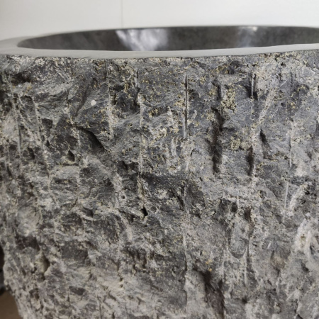 Раковина напольная из мрамора Black MN-01497 (57*57*90) фото