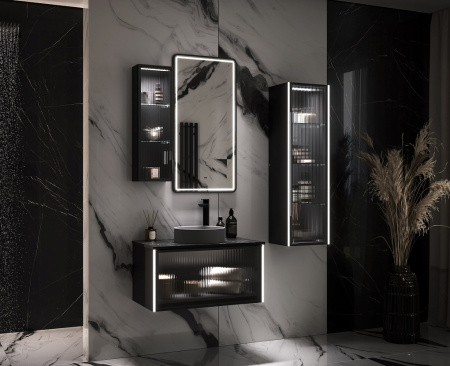 Тумба под накладную раковину EQUIL Stoune tpSTOUNE80.1Y-35 дуб черный фото