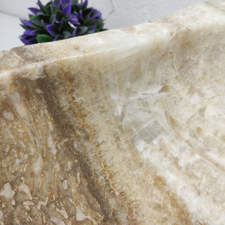 Накладная раковина из оникса Erozy BL EO-01221 (64*50*16) фото