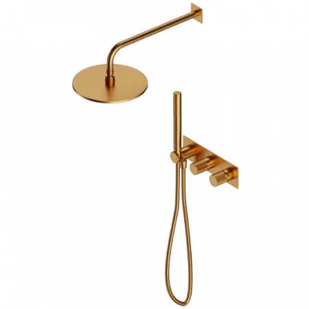 Душевая система для скрытого монтажа Omnires Contour SYSCT10GLB золото фото