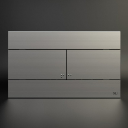 Клавиша смыва Oli Slim 659046 матовый хром фото