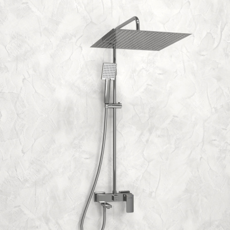 Душевая система (стойка) WasserKRAFT A177.119.141.087.CH хромоникель фото