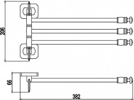 Полотенцедержатель Savol 64 S-006403 фото