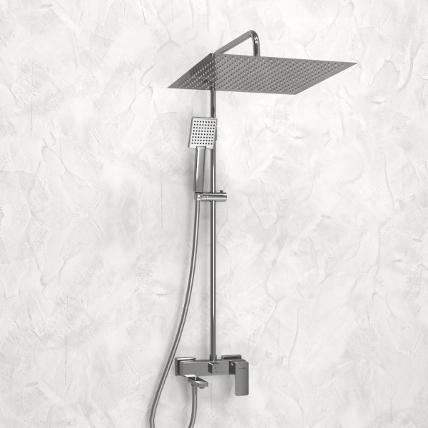 Душевая система (стойка) WasserKRAFT A177.119.141.087.CH хромоникель фото