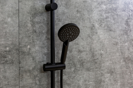 Душевая система Orange O-Shower OW02b Черная матовая фото