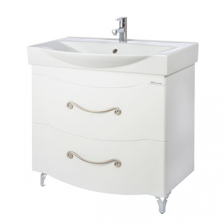 Тумба под раковину Bellezza Сесилия 85 белая фото