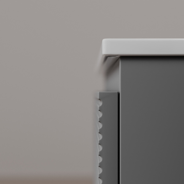 Тумба под раковину Sancos Folk FL60ES Ergraut soft фото