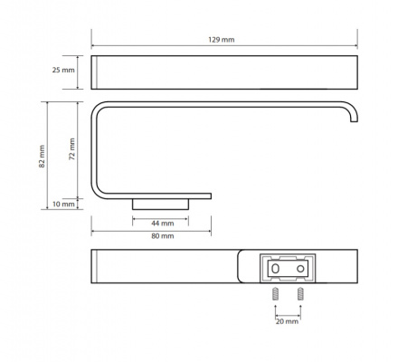 Держатель для туалетной бумаги Bemeta Solo 139112022 фото