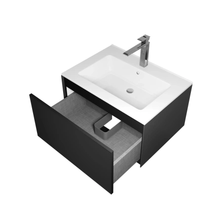 Тумба под раковину Uperwood Parma 65 3930205461 черная фото