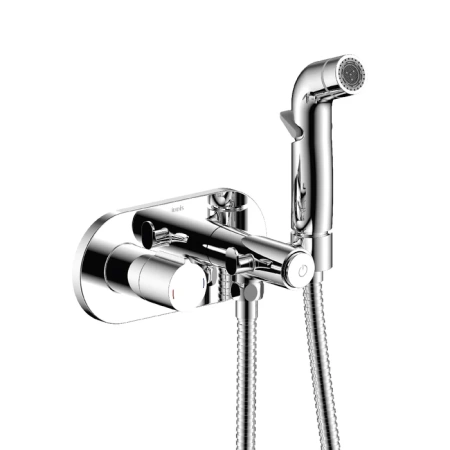 Встраиваемый смеситель с гигиеническим душем Iddis Axes AXESBRBi08 фото