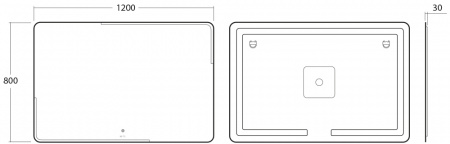 Зеркало OWL 1975 Otalia OWLM200602 120x80 фото
