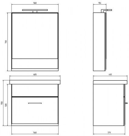 Тумба под раковину АСБ Мебель Анкона 9755 фото