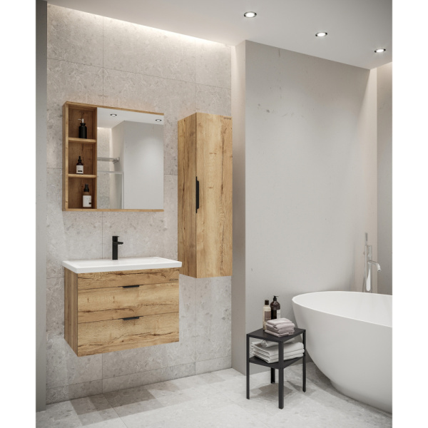 Зеркало-шкаф Grossman Форта 70 207002 дуб галифакс фото