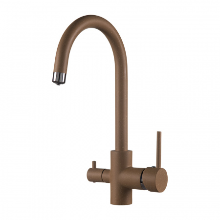 Смеситель для кухни под фильтр Rossinka Z35-28-Beige фото