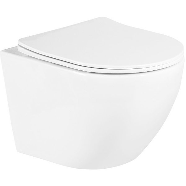 Унитаз подвесной BBelBagno Uno BB3105CHR/SC с сиденьем микролиф фото
