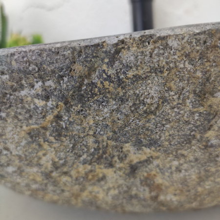 Накладная раковина из речного камня RS01524 (42*37*14) 40B фото