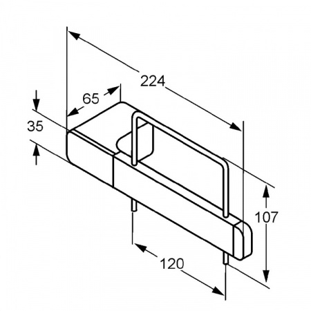 Держатель для туалетной бумаги Kludi E2 4997105 фото