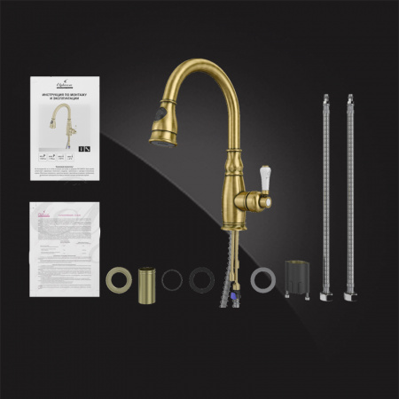 Смеситель для кухни Elghansa Kitchen 5652686-Bronze фото