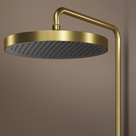 Душевая система с термостатом Iddis Duna DUNMGSTi06 матовое золото фото