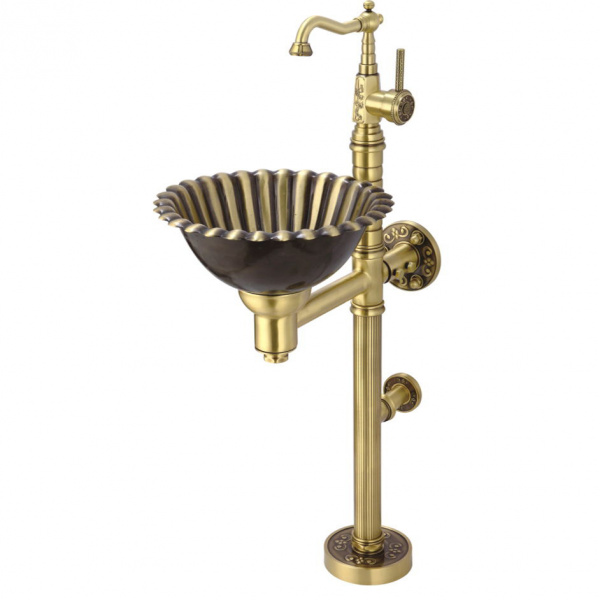 Раковина медная напольная Bronze de Luxe 10106BR фото