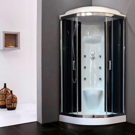 Душевая кабина Royal Bath НК RB90HK7-BT-CH 90x90 фото