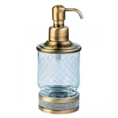 Дозатор для жидкого мыла Boheme Royal Crystal 10929-BR фото