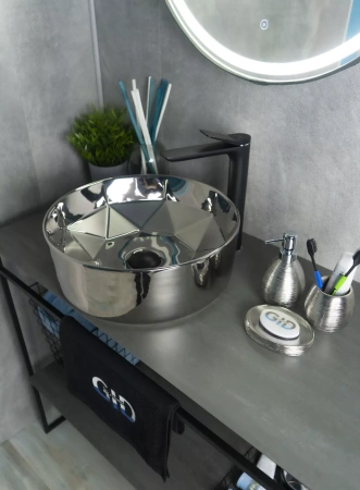 Накладная раковина GID Luxe Line D1342h014 40х40 фото