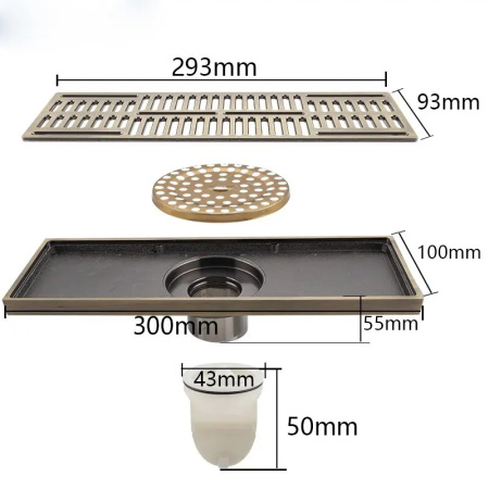 Душевой трап Gappo G83001-4 фото