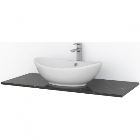 Столешница Kaksa Бруклин 004593 100 см черный мрамор фото