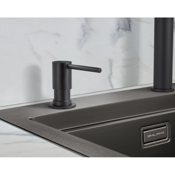 Дозатор для моющего средства Milacio MCU.934.TB черный фото