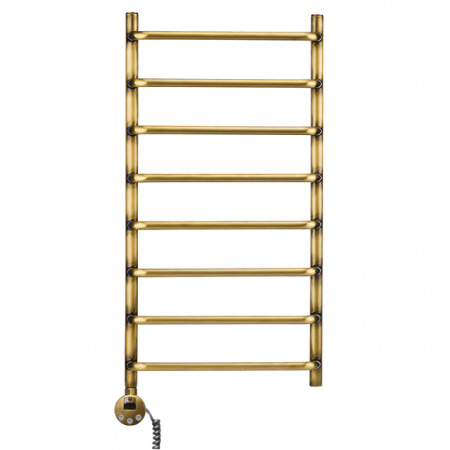 Полотенцесушитель электрический Domoterm Стефано П8 (400х800) (бронза) левый фото